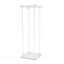 Kammeron Tall Clear Acrylic Riser Transparent Plexiglass Pedestal Table Display Podium Glorifier Riser Stand