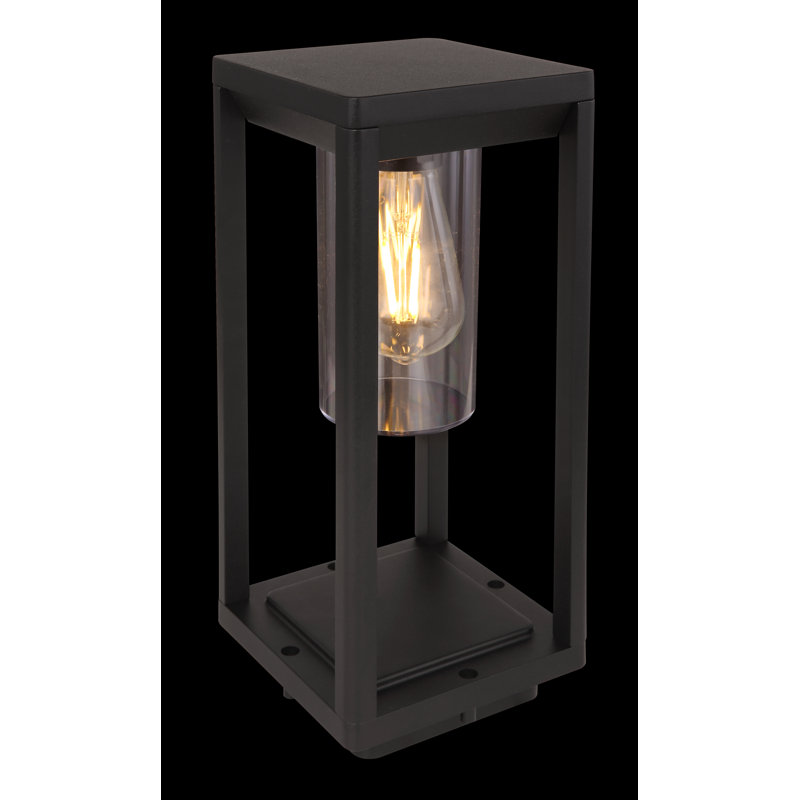 Currey Black Aluminium Pathway Light, 35cm H x 15cm W x 15cm D