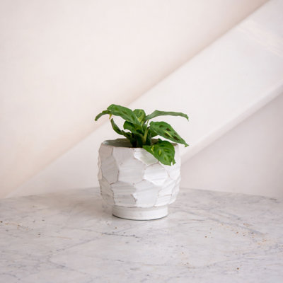 Stoneware Planter/Vase With Reactive Glaze