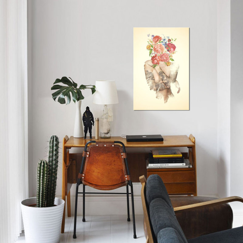 «Good News», reproduction sur toile, H 40 po x l 26 po x P 1,5 po, Toile tendue, Pas de tapis