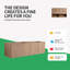 Base de meuble-lavabo double 60 po