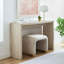 Console en faux travertin Mirella