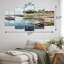 «Danemark Dutch Coastal Beauty I», ensemble d'art mural nautique et plage en métal