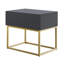 Atahan 50cm W Steel Bedside Table-481669595