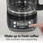 Hamilton Beach 12 Cup 24 Hr  Programmable Coffee Maker, Glass Carafe, Auto Shut off, Black with Chrome Accents, 43690J