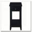Table d'appoint noire avec tablette inférieure-121107689