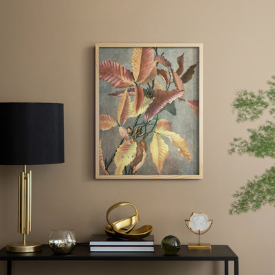 «Autumn antique I», reproduction encadrée - bois massif