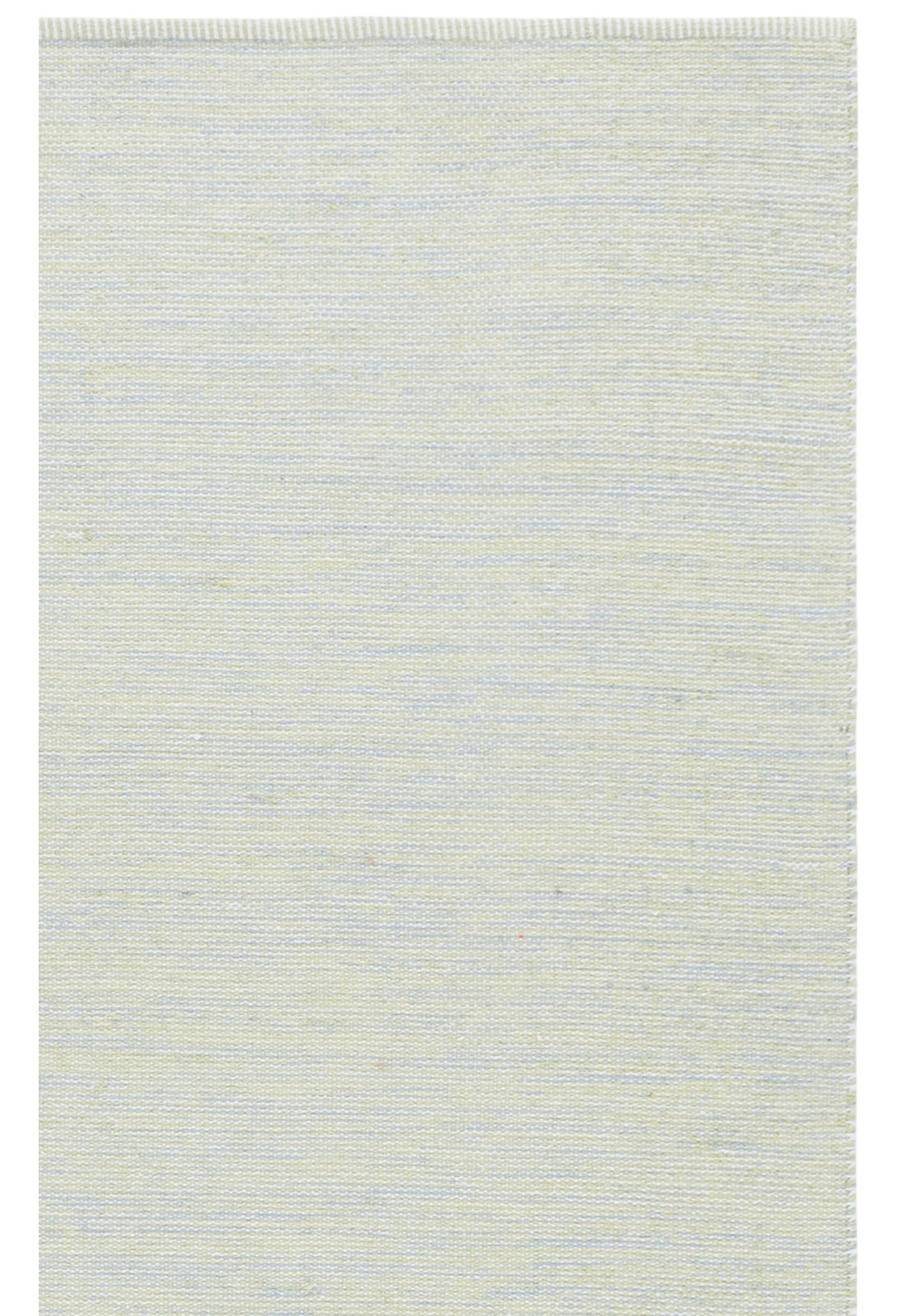 Dallis Green Ivory Handmade Cotton Rug, Runner 2'3" x 9'