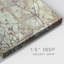 Feuille rouge sur toile-1312012952