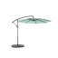 Parasol de marché suspendu de 10 pi avec ajustement facile de l'inclinaison, abat-jour en polyester, 8 nervures pour la cour arrière (vert clair) (sans base) Best Choice Products-1308168145