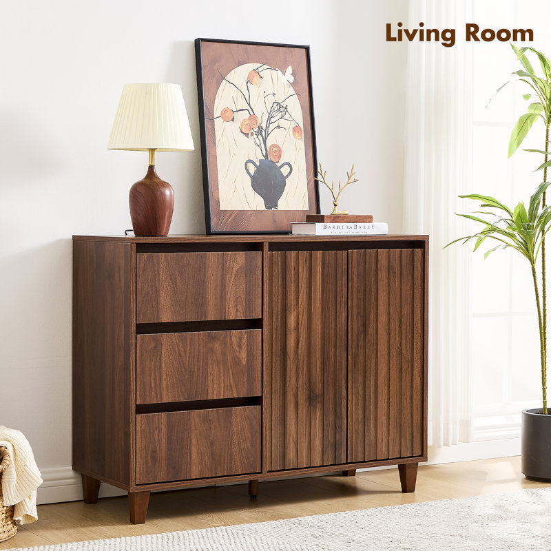 Rectangle Sideboard Accent Chest, Brown
