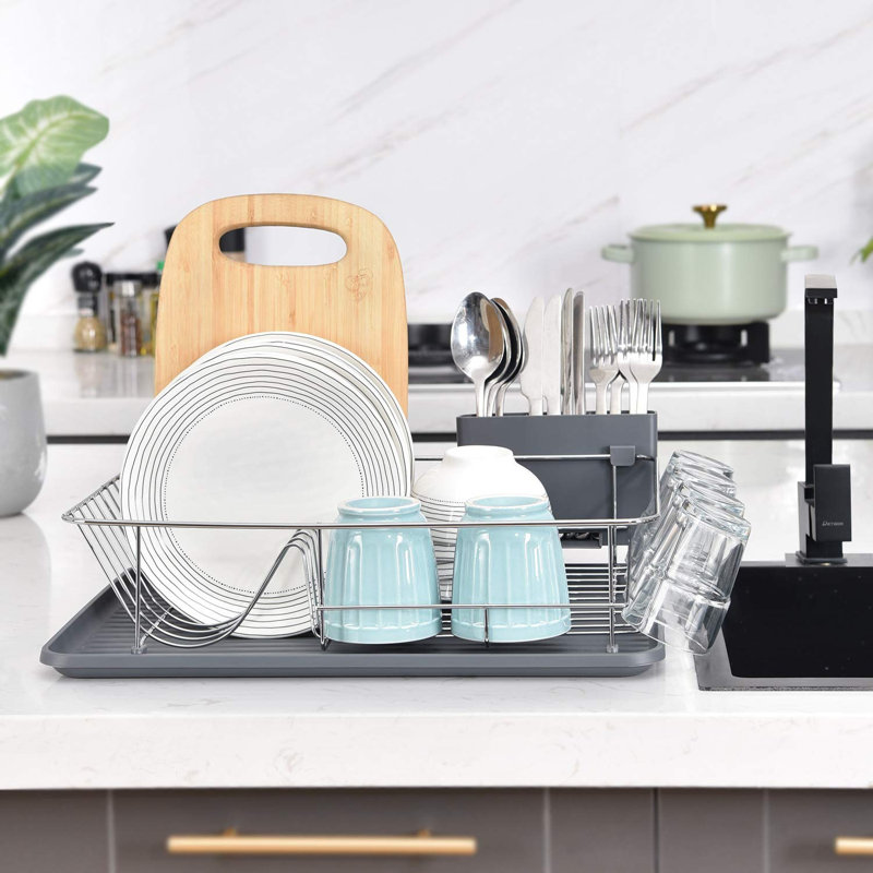Paulina Dish Rack, Grey