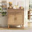 Armoire de rangement à 2 portes Farmhouse Rattan-973204093
