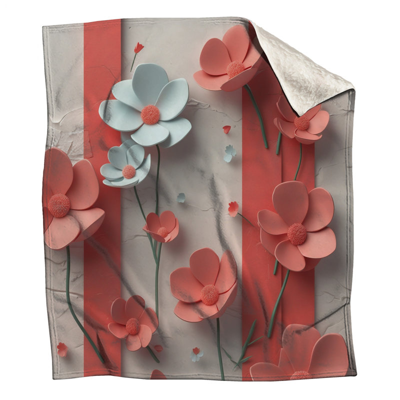 Couvertures en papier corail, L 50 po x H 60 po