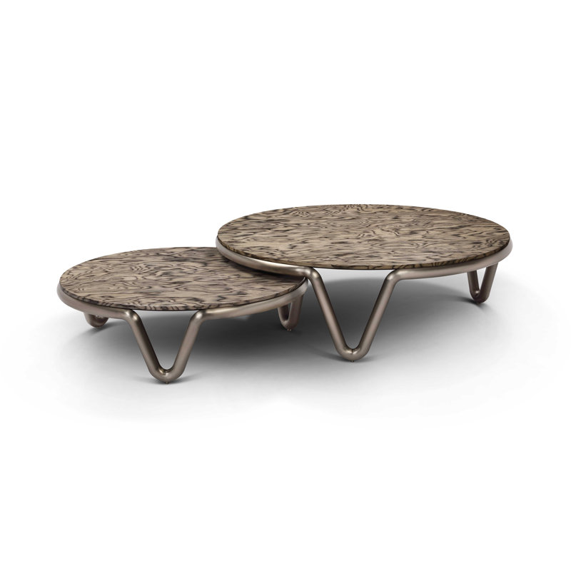 Anaconda Coffee Table, 17.00'' H x 55.00'' L x 55.00'' W
