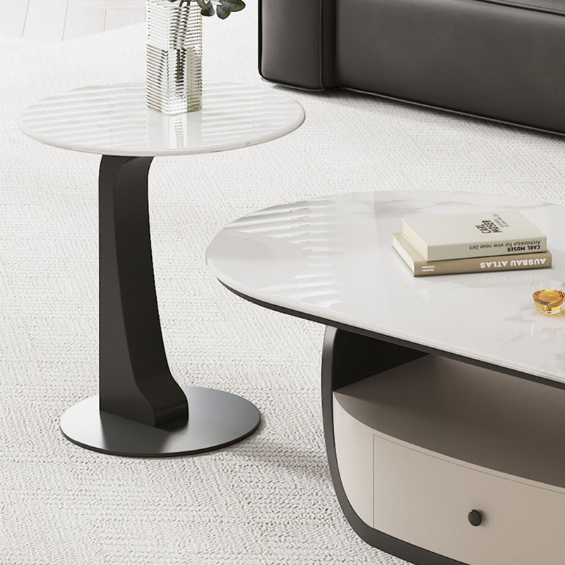 Gladesville, Blanc / Gris, H 16,5 po x l 47,2 po x P 23,6 po