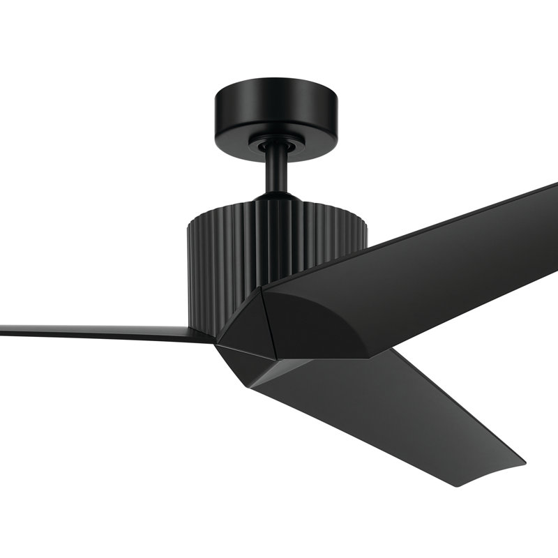 Ventilateur de plafond 56 po Almere, Noir satiné