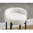 Toey Upholstered Counter Stool with Metal Frame-1233027697