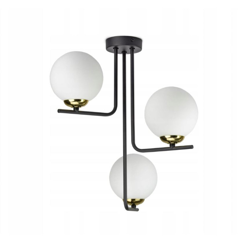 Glass Semi Flush Mount