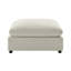 Tissu beige Cassandra Repose-pieds carré-983469177