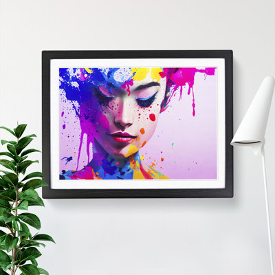 XH1022-8976X The Painted Woman Vol.2 Abstract - Single Picture Frame Print