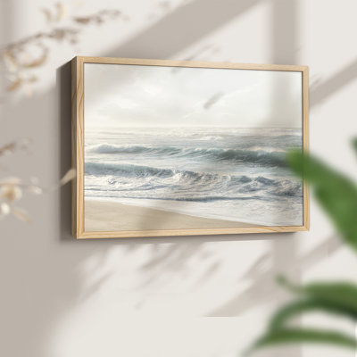 Gentle Waves -Framed Print - Restickable