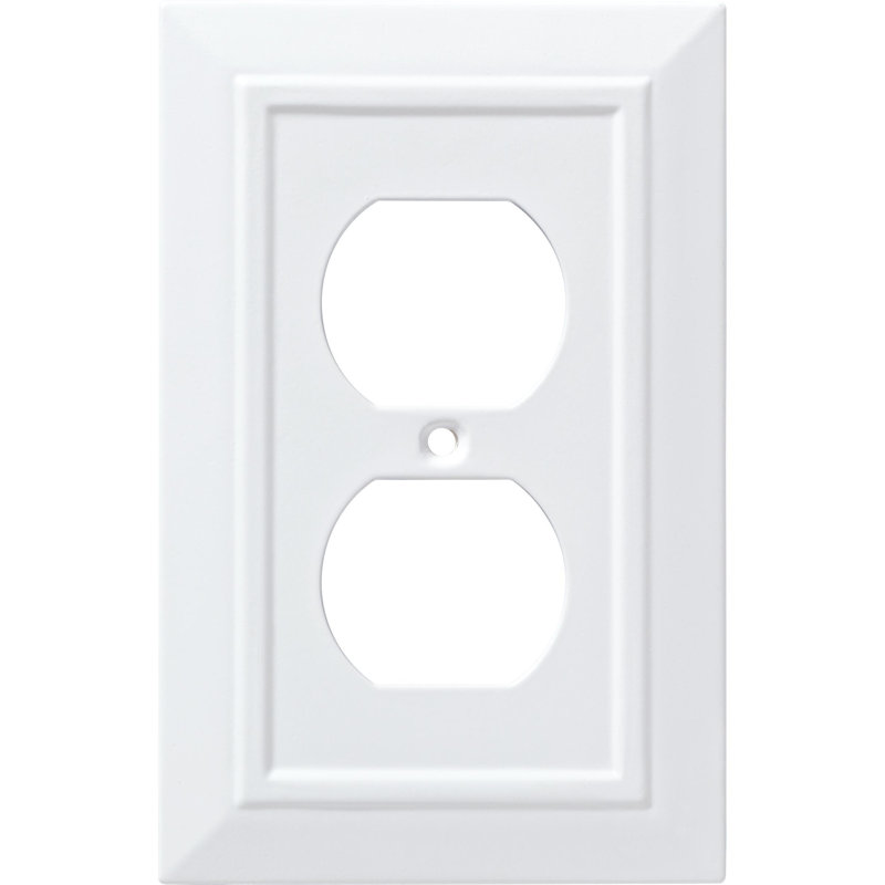 Classic Architecture Antimicrobial 1-Gang Duplex Wall Plate