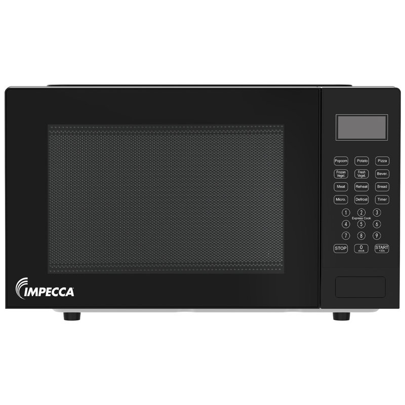 Impecca Pi. Four à micro-ondes de comptoir 900W, Noir