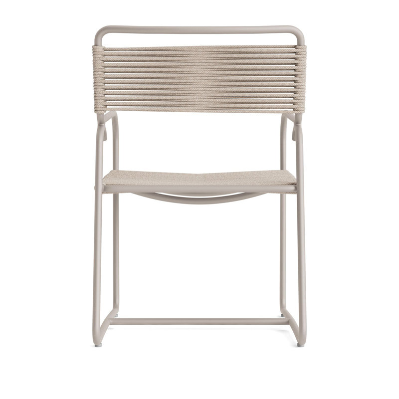 Walter Lamb Outdoor Lounge Chair, Dove Smooth/Pebble