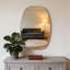 Miroir de salle de bain ovale