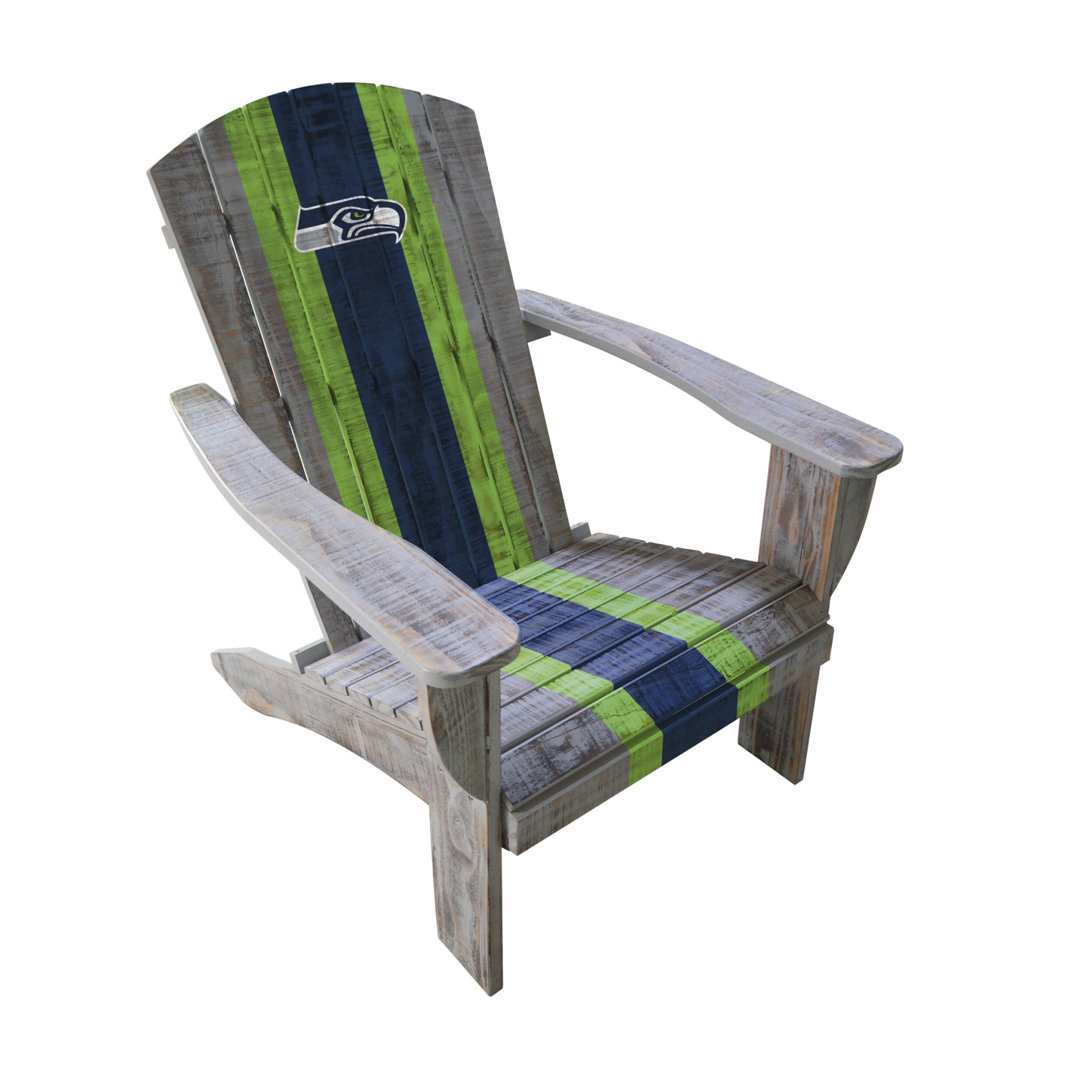Wood Outdoor Adirondack Chair Fan Life NFL 