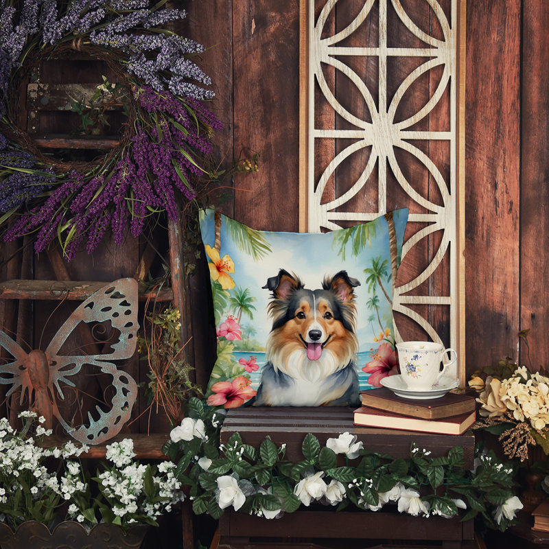 Coussin décoratif intérieur / extérieur Autre / Sans motif, H 14 po x l 14 po