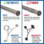 Quincaillerie et tubes de fixation de pied de bar 8 pi-50905062