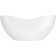Abrazo® 66-in X 32-in Freestanding Bath with Center Toe-Tap Drain