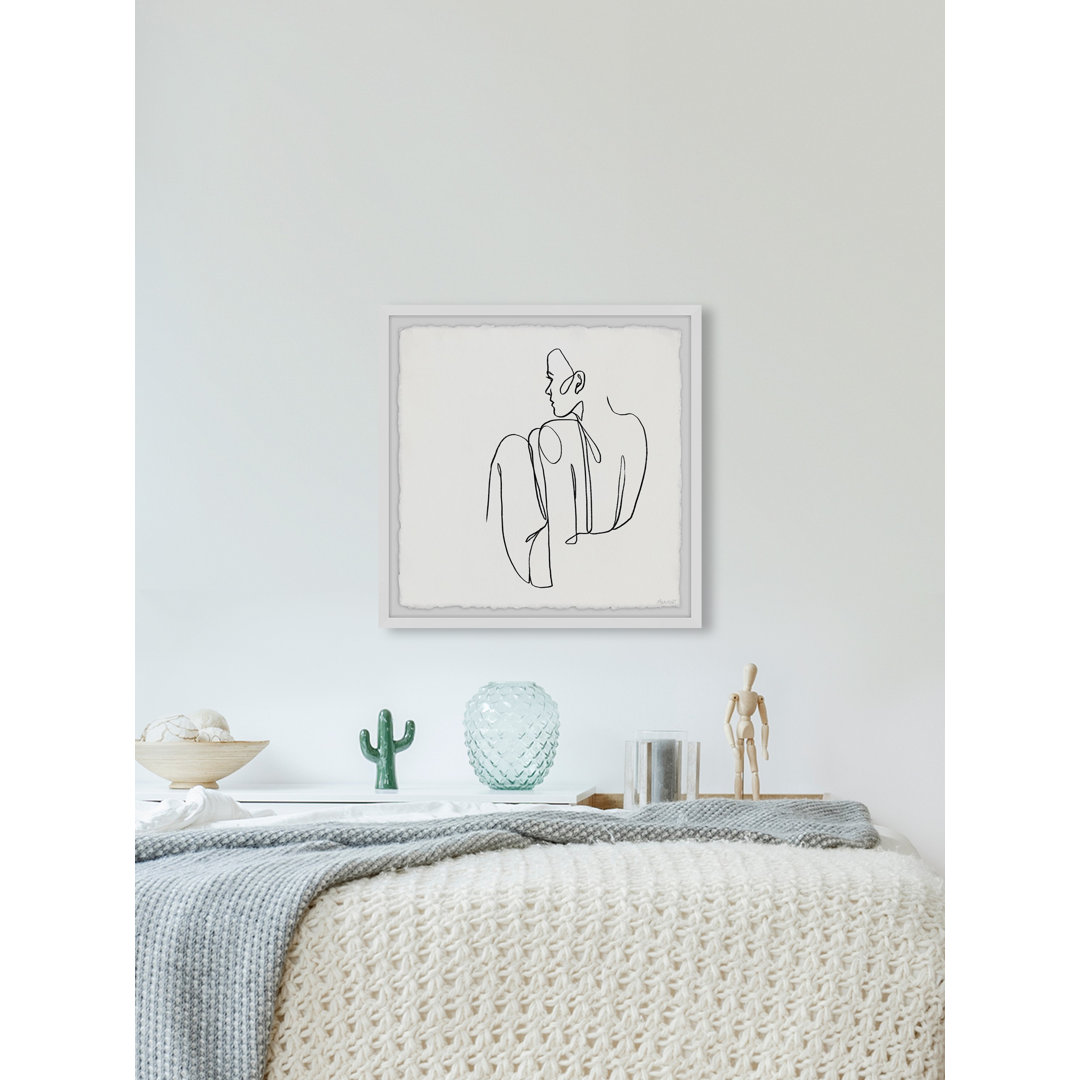On The Floor - Picture Frame Drawing