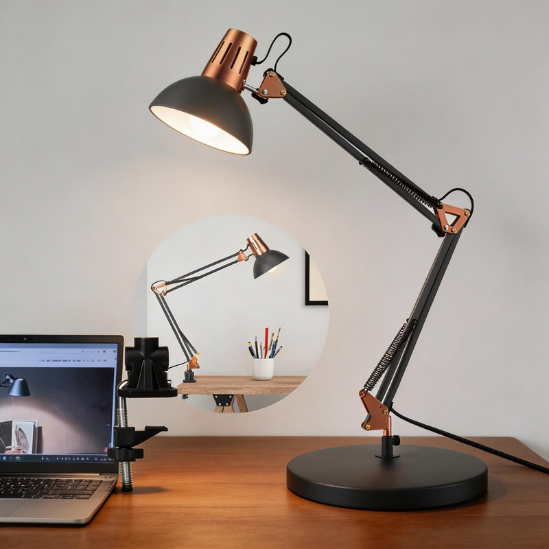 Metal Clip On Lamp