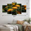 Ensemble de 5 décorations murales Fresh Bright Oranges I