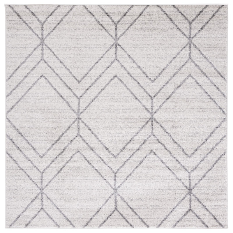 Jain Performance Geometric Rug, Square 6'