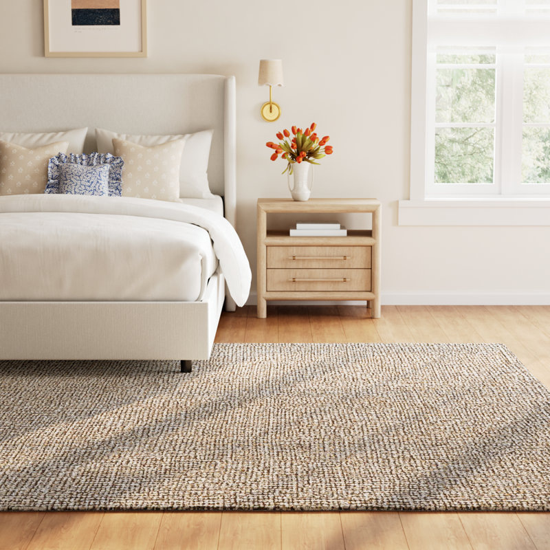 Britley Hand Tufted Wool Rug, Rectangle 5' x 8'