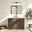 Meuble-lavabo double 60 po avec plateau en marbre d'ingénierie