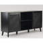 Buffet 31,5 po de hauteur à 2 portes en rotin