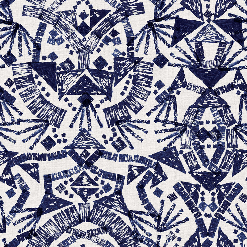 Rouleau de papier peint adhésif Jaren, Indigo