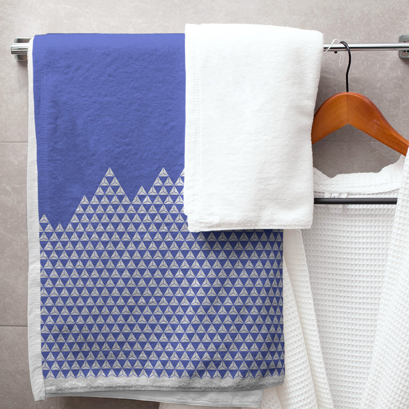 Serviette de bain Mountain, bleu
