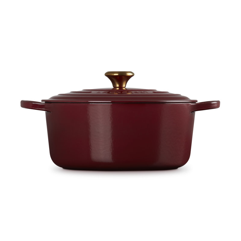 Le Creuset Cast Iron Round Casserole, Garnet, 28cm / 6.7L