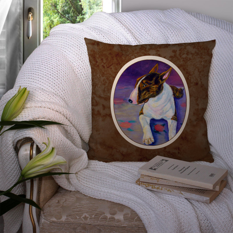  Housse et insert de coussin extérieur carré Bull Terrier