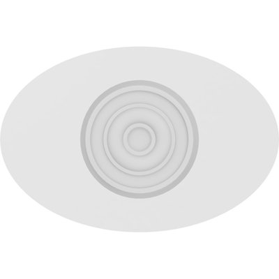 Standard Dalton Bullseye Rosette with Square Edge