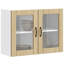 Kitchen Wall Cabinet With Glass Door Lucca Engineered Wood-554589256-554589263