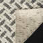 Tapis gris / ivoire en laine tissé à la main Huberty Huberty-491385508