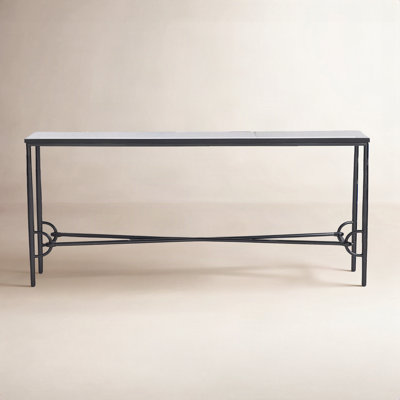 Roper Console Table-Hammered Gunmetal