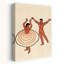 «Joyful Dancing Couple», art mural classique élégant et énergique-129146061